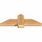 Ekena Millwork Eugene Smooth Timber Gable Bracket, Western Red Cedar, 36"W x 12"H x 3 1/2"D x 5 1/2"F, 8/12 Pitch GBW036X12X0406EUG00SWR - alternate 5